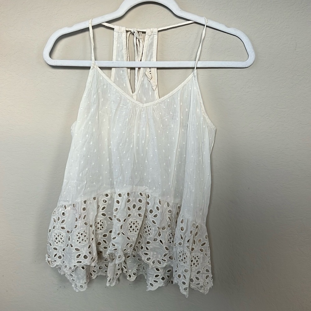 Lovestitch White Tank size S worn once